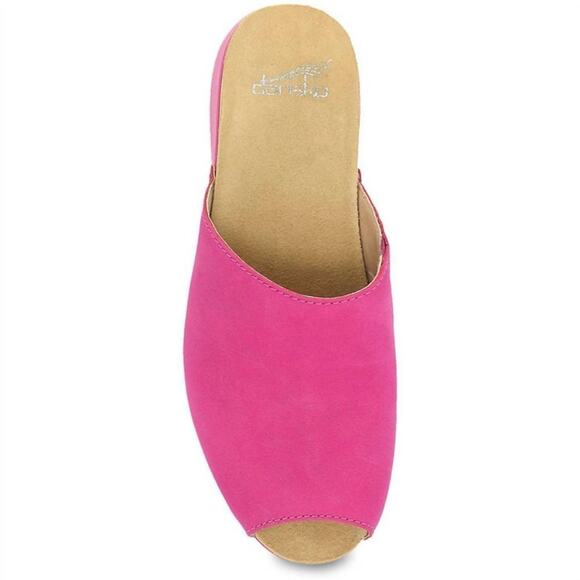 DANSKO women ravyn slip on sandal in fuchsia - Picture 10 of 10